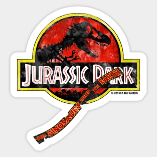 Park Logo when Dinosaurs Ruled the Earth Sticker